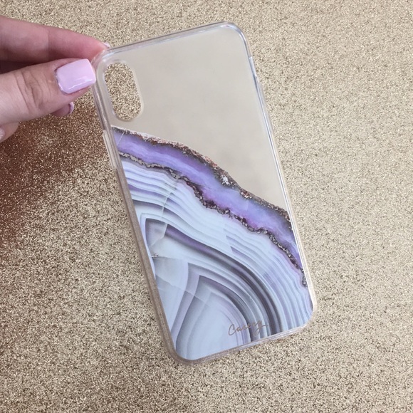 The Casery iPhone X Phone Case Purple Agate New - Picture 2 of 8